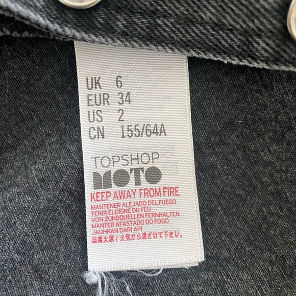 Topshop denim moto overalls - Picture 2 of 6